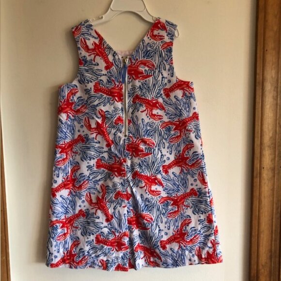 TOMMY BAHAMA Girl Lobster Print Sleeveless Dress 5 - Picture 4 of 15
